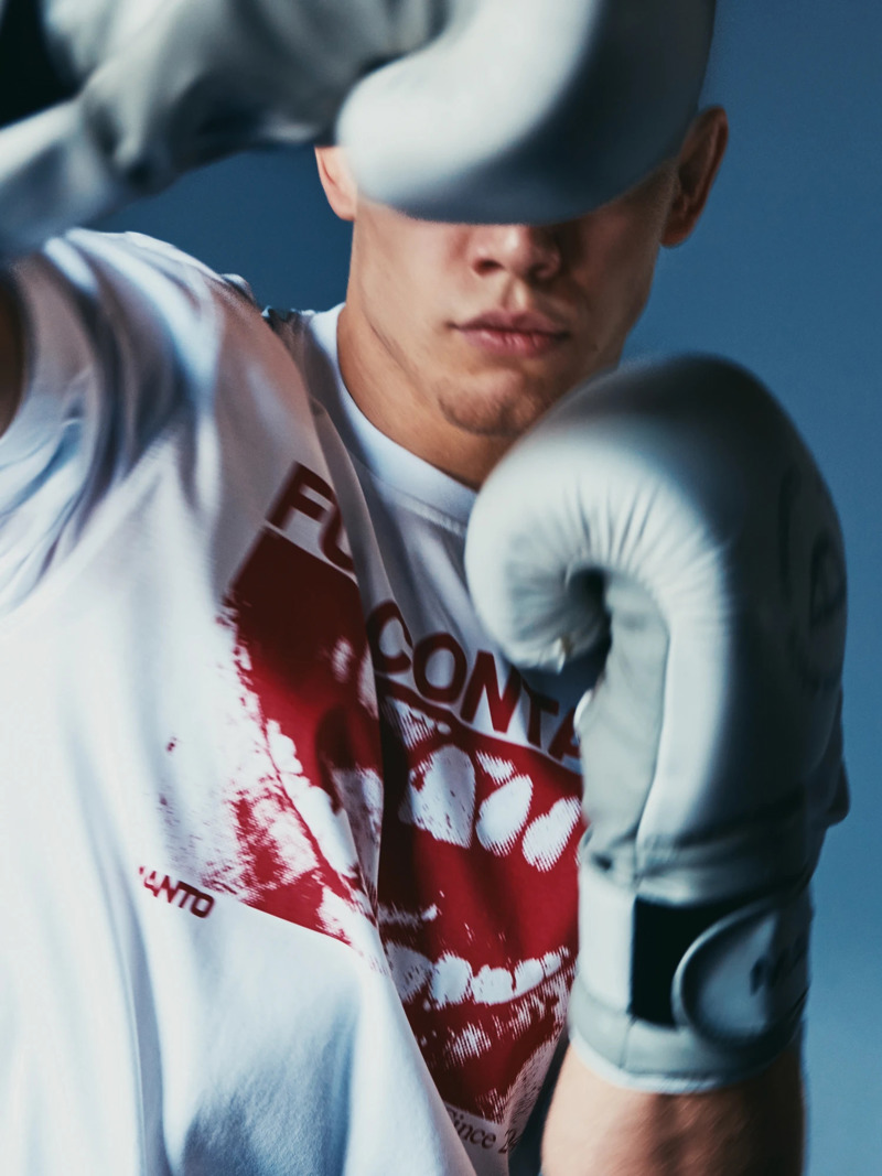 MANTO full contact tshirt- white